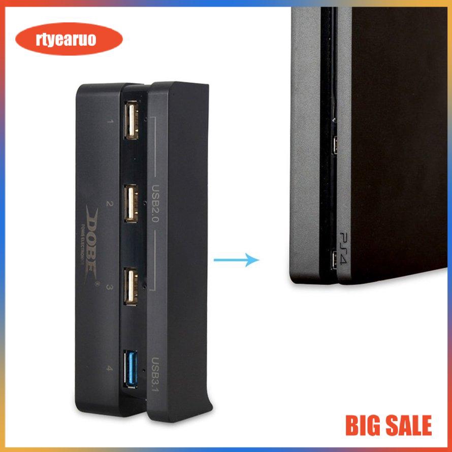 Bộ hub chia cổng usb 4 trong 1 tốc độ cao cho Sony PlayStation 4 Slim PS4 Slim