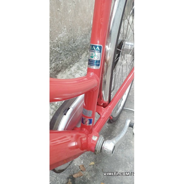 Xe đạp BAA chính hãng, dây curoa,đùm năng lượng mặt trời, 3 số tự động