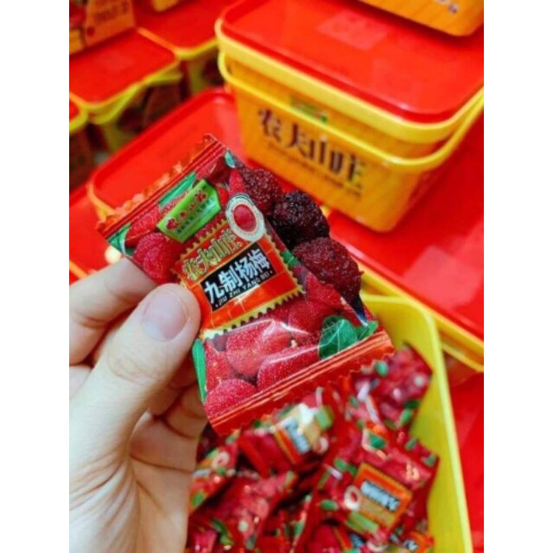 [ Sẵn hàng HN] 1 hộp 620g ô mai thanh mai chua ngọt ăn vặt giả trí đã nghiền