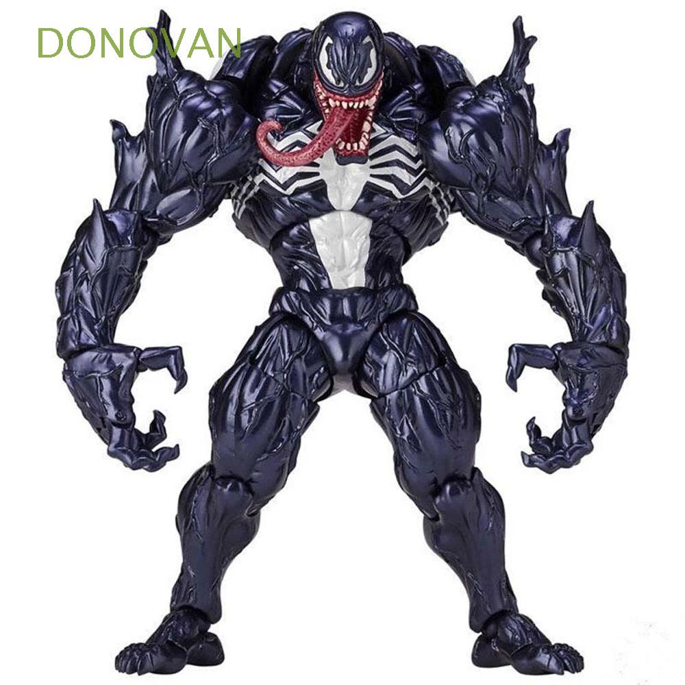Mô hình nhân vật Venom trong phim Revoltech NO.008 bằng PVC có khớp cử động dùng với người nhện