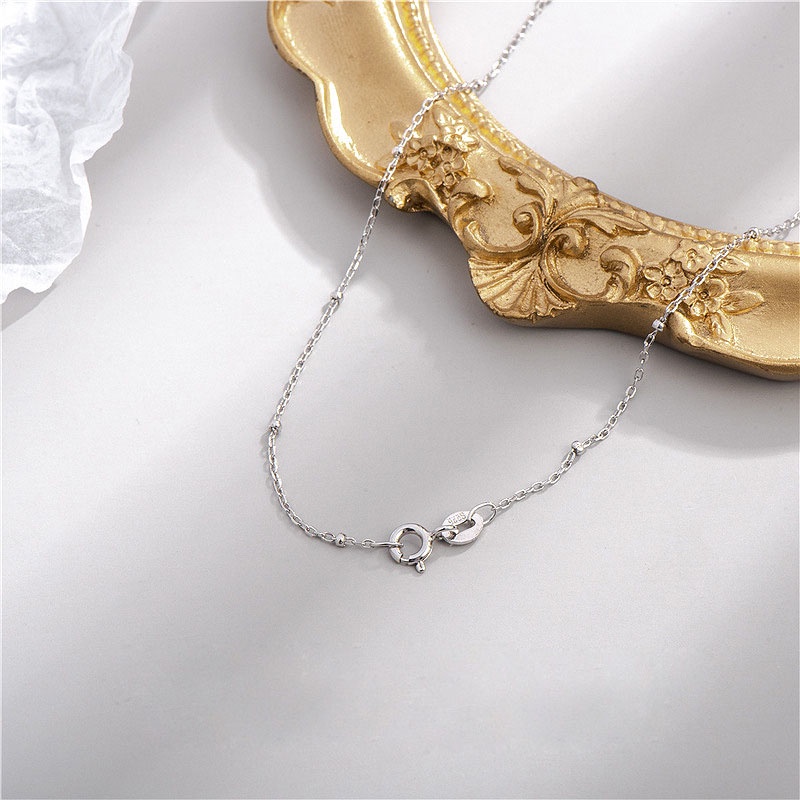 【Còn hàng】 100% Sterling Silver 925 Vòng cổ Figaro Chain Heart 1.5mm-3mm Dày Thiết kế / Chiều dài Khác nhau Quà tặng Trang sức Phụ nữ