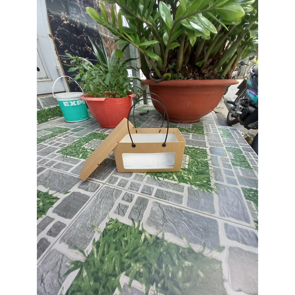 25 cái - Hộp giấy kraft đựng quà tặng, bánh trung thu,bánh mì hoa cúc - Hộp số 38 | BigBuy360 - bigbuy360.vn