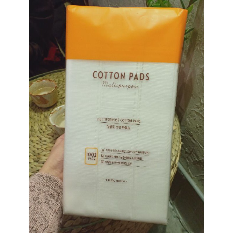 [Hàng auth - Có bill] Bông tẩy trang Etude House  Cotton Pads 1002 miếng