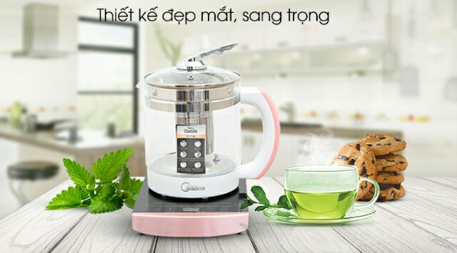 Ấm đun siêu tốc và giữ nhiệt đa năng Midea MK 17HC