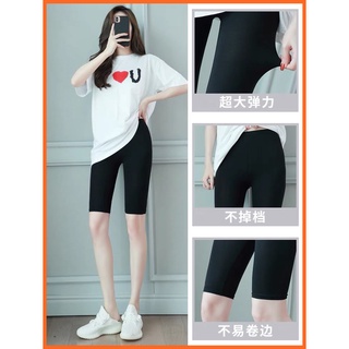 Quần legging nữ lửng KOALA, quần legging lửng cạp cao chất vải mịn siêu co giãn - LEG02