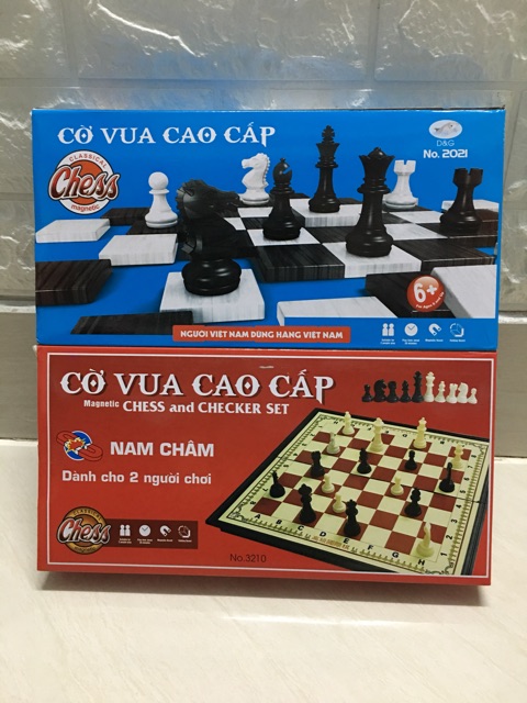 Bộ cờ vua cao cấp nâm châm loại nhỡ kích thước 28x28cm .