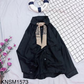 Áo sơ mi cà vạt ( ảnh thật)