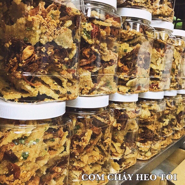 Cơm cháy heo tỏi
