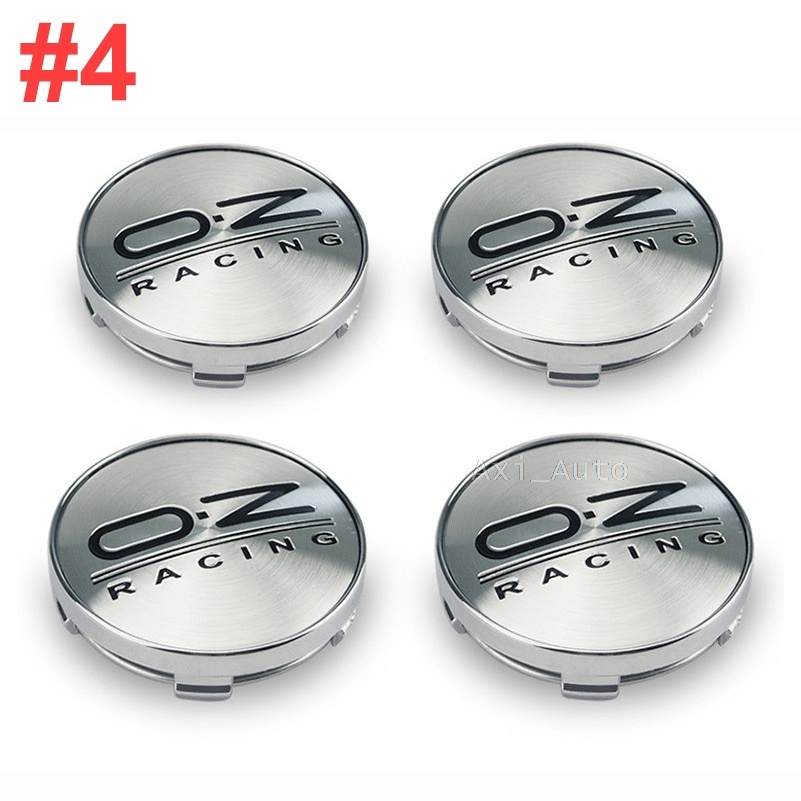 4 chiếc / bộ Logo O.Z OZ Racing 60mm Car Wheel Center Hub Caps Cover cho VW Volkswagen Audi Skoda SEAT, v.v.