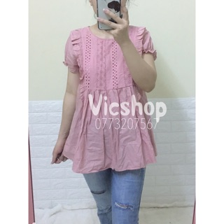 Áo bầu ren thiết kế (có ảnh thật)