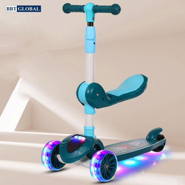 Xe trượt Scooter BBT Global 2 trong 1 có đèn và nhạc SK1306N