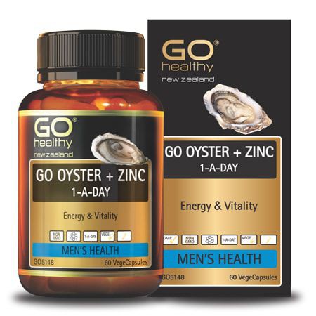 Viên Uống Tinh Chất Hàu Go Oyster + ZinC 1-A-DAY Hỗ Trợ Tăng Cường Sinh Lý Nam Hộp 60 Viên