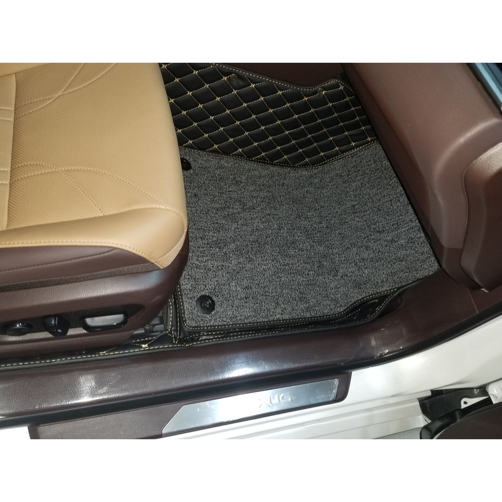 Thảm lót sàn ô tô 5D 6D cho xe Lexus ES250 Da xịn, không mùi, bền, thân thiện