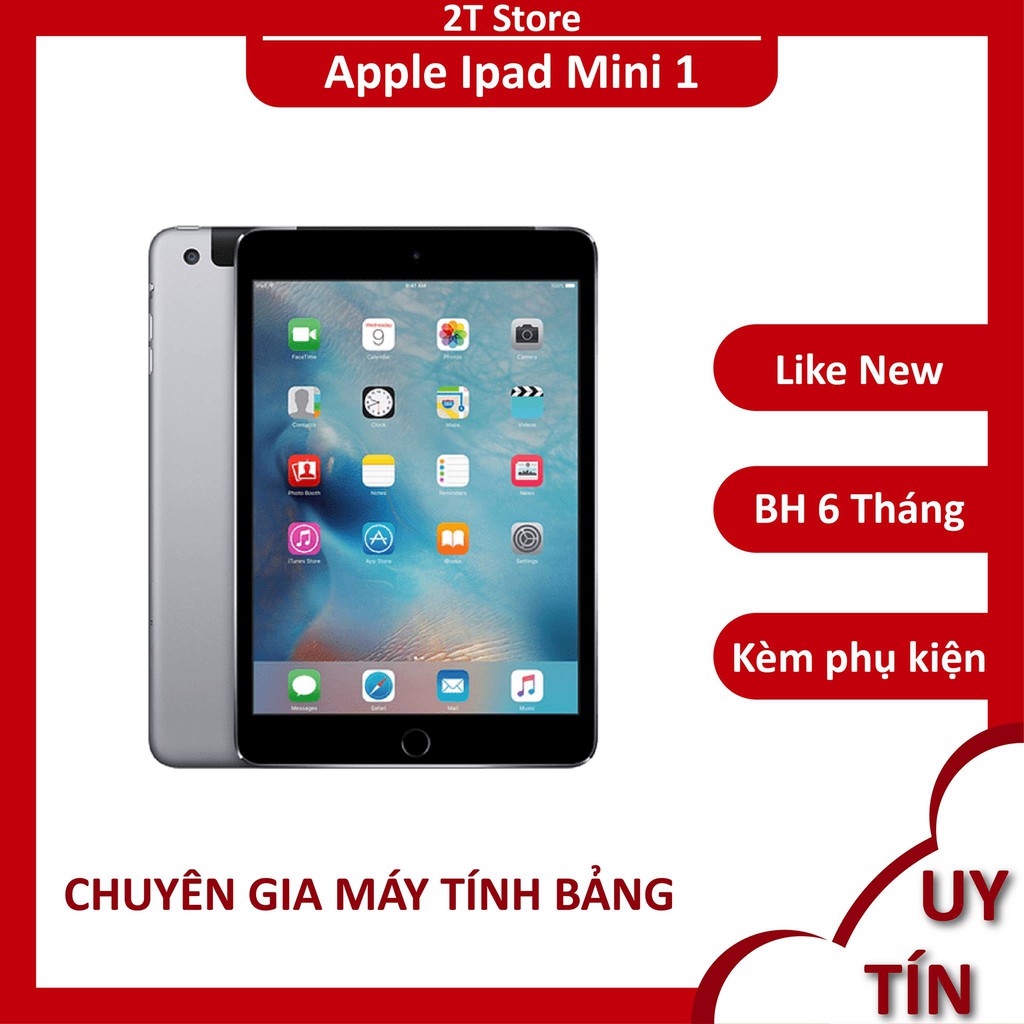 Máy tính bảng Apple Ipad Mini 1 siêu mỏng nhẹ (Wifi+3G)