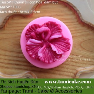 Khuôn silicon hoa dâm bụt 1903