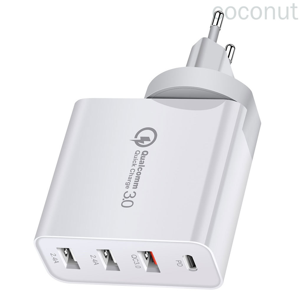 Củ Sạc Nhanh 4 Cổng Usb Loại C Pd 48w