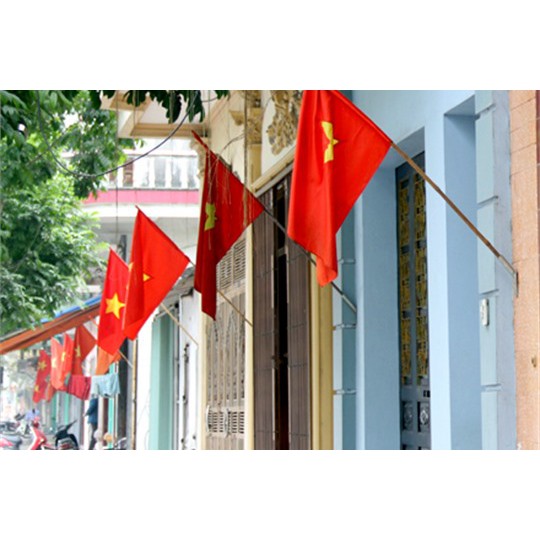 Cán cờ đỏ sao vàng Cờ Tổ Quốc - Cán cờ tiện lợi - Đồ dùng gia đình