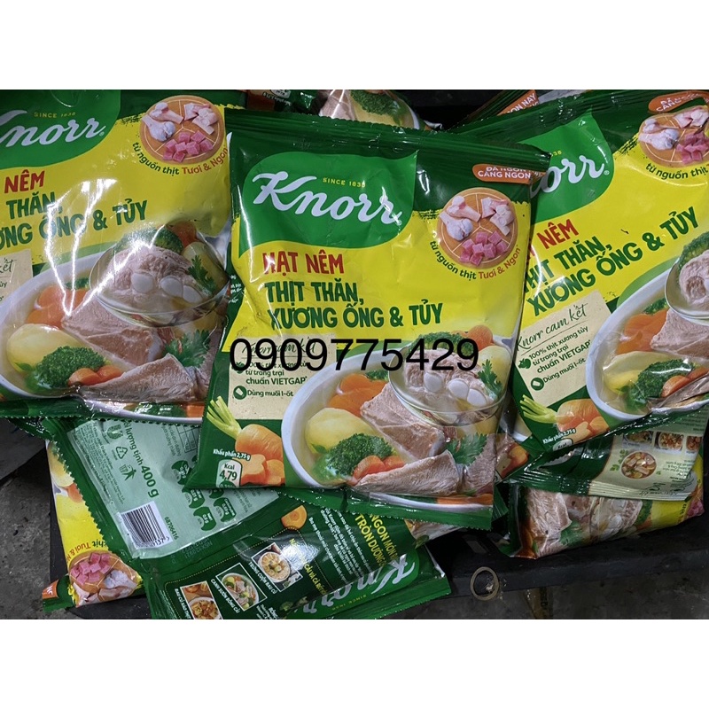 Túi Hạt Nêm Knorr 400g - Thịt Thăn, Xương Ống và Tuỷ
