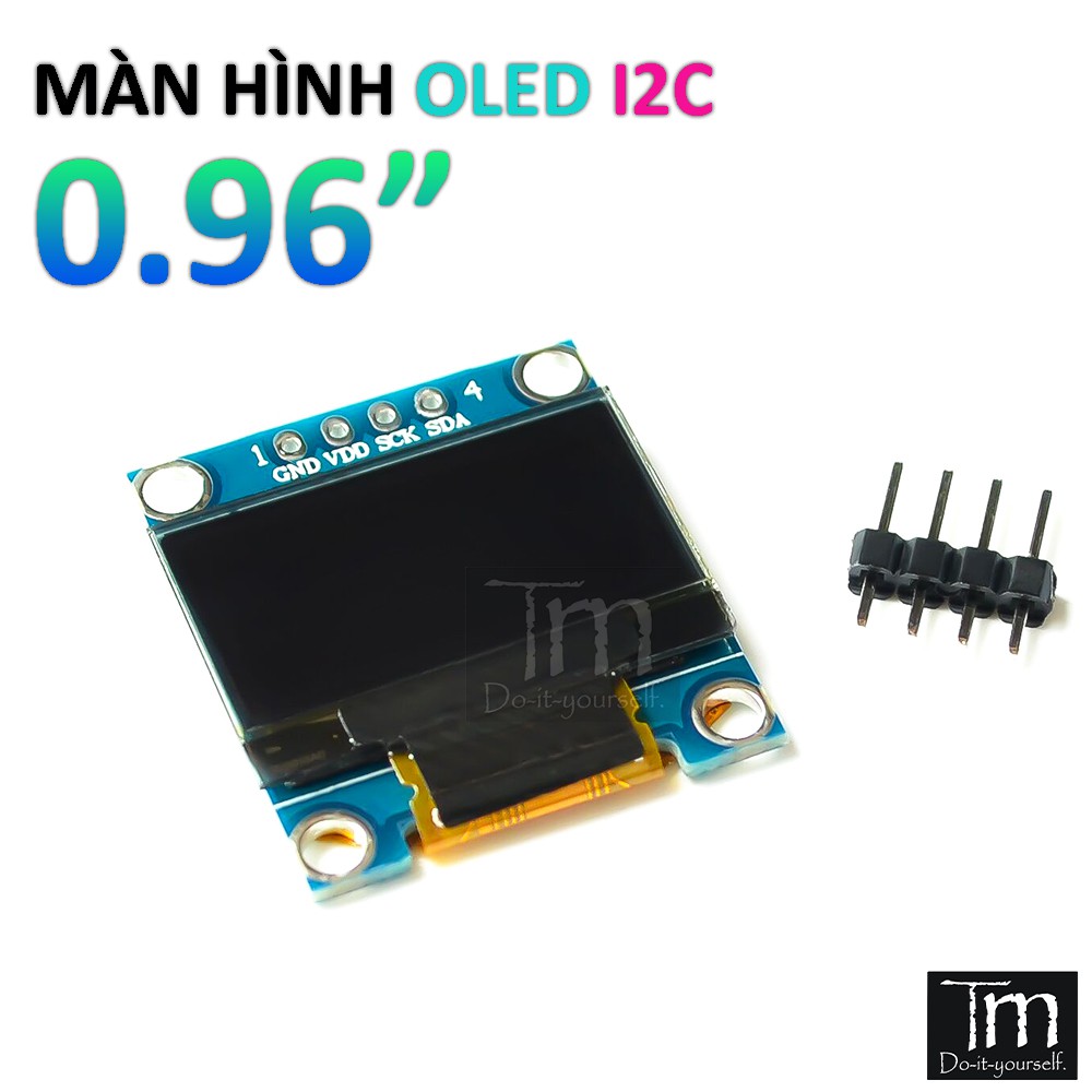 Màn Hình Oled 0.96 Inch Giao Tiếp I2C