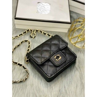 vi nữ mini nhiều ngăn đeo chéo size 13cm