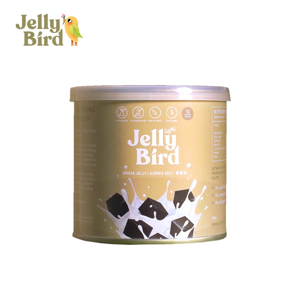 Combo6L - 6 Lon Thạch Sương Sáo Jelly Bird Bản Light - Thạch Đen Cao Bằng