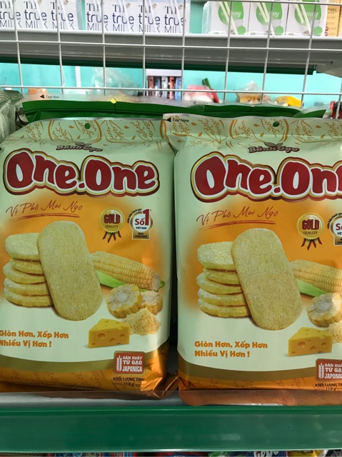 Bánh gạo One One vị Phô mai ngô gói 118g