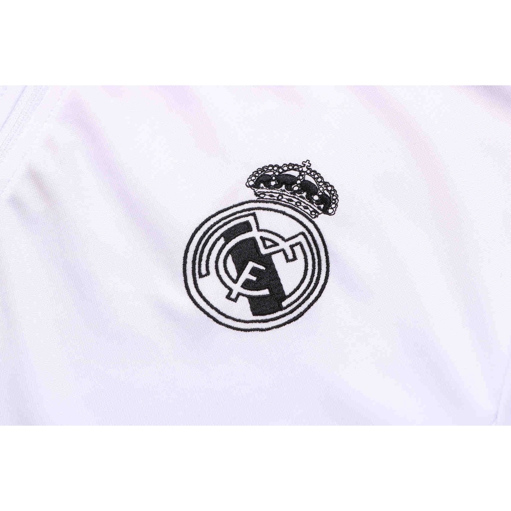 Bộ Quần Áo Tay Dài In Logo Real Madrid Size 22-23 Thời Trang Cao Cấp Cho Nam