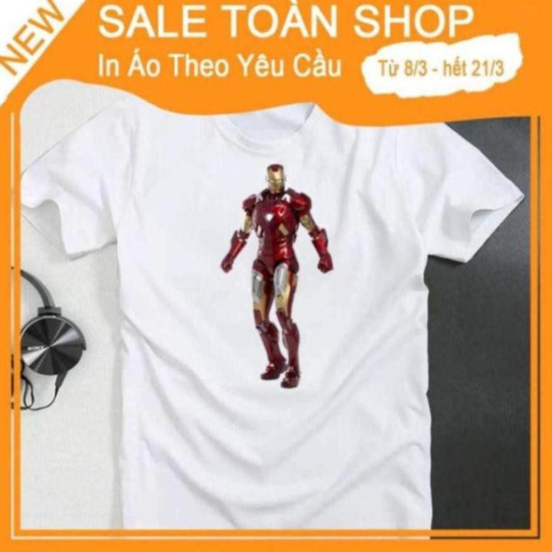 Áo thun Nam Nữ Iron Man Dễ Thương Áo thun Unisex - Áo thun tay lỡ cặp đôi - Áo thun Hàn Quốc 318748