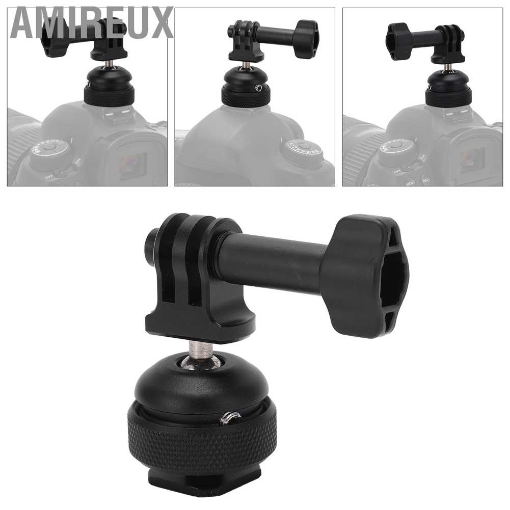 Ngàm gắn máy ảnh 1/4 inch màu đen có thể điều chỉnh 360 độ
 | BigBuy360 - bigbuy360.vn