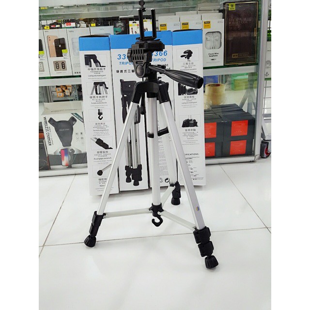 Gậy Tripod 3 chân 3366 cao 150cm cao cấp
