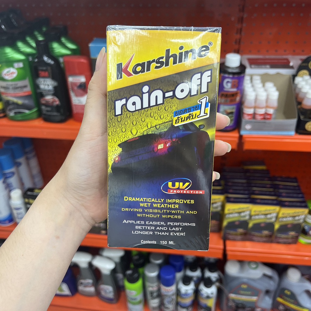 Dung Dịch Chống Bám Nước Kính Xe Hơi Karshine Rain Off 150ML