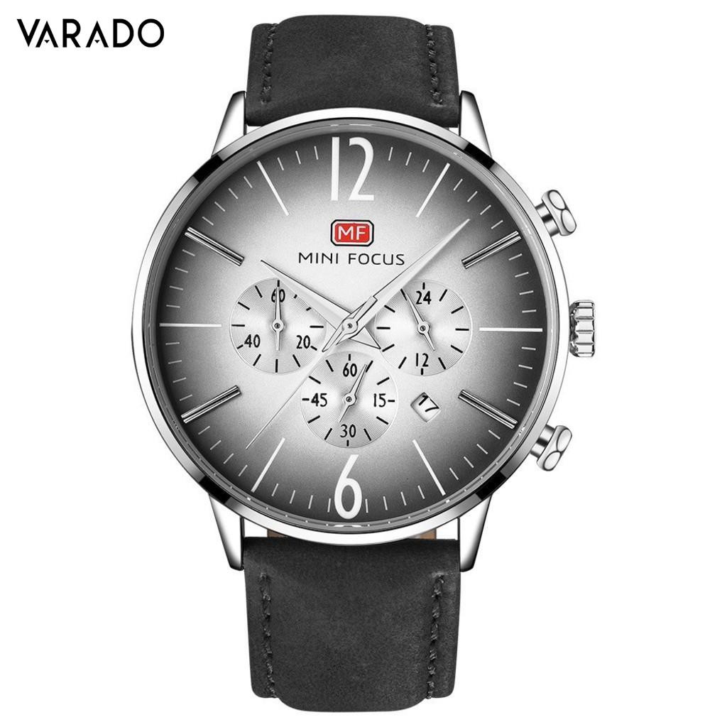 [Tặng vòng tay]Đồng hồ nam Mini Focus chính hãng MF0114G.01C ( Dây da )