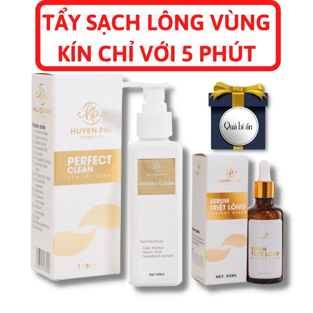 Kem Tẩy Lông Huyền Phi.combo Kem Tẩy Lông Nách,Vùng Kín Bikini Chân Tay Body chính hãng