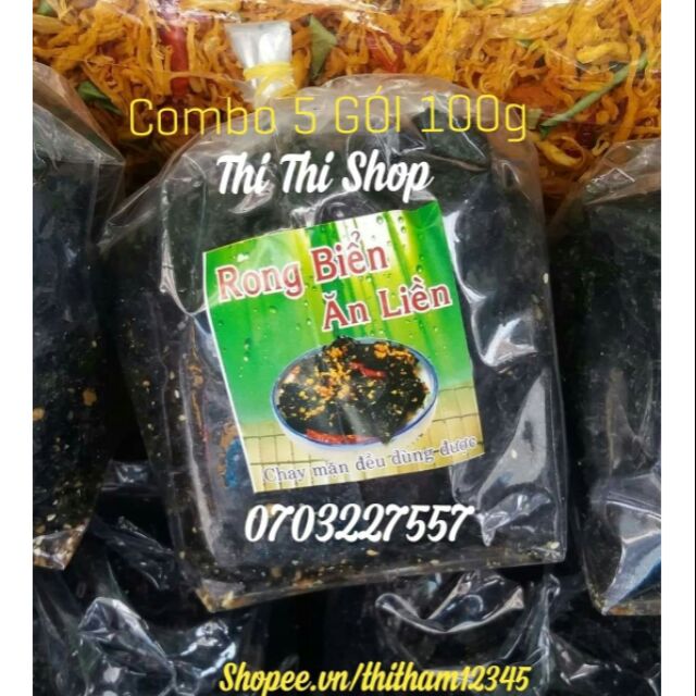 ( MIỄN SHIP Ở HCM) SỈ 5 GÓI 100G Rong biển cháy tỏi siêu ngon, siêu giòn, rẻ, chất lượng ( dạo/ ăn vặt/ combo)