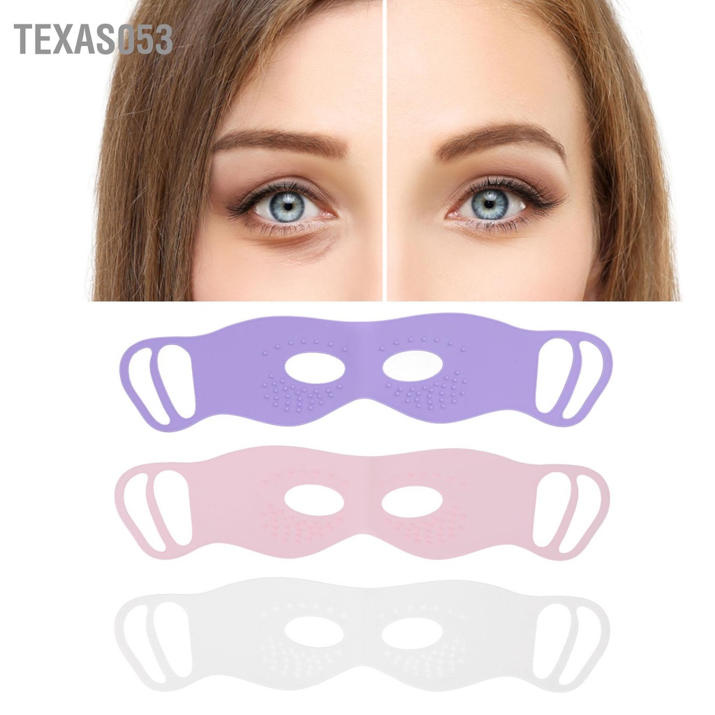 Hàng Sẵn Mặt nạ mắt silicone có thể tái sử dụng Di động giảm áp lực treo cho SPA và ngủ【Texas053】