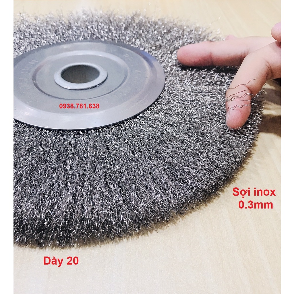 Bánh Cước Inox 250X20X25.4