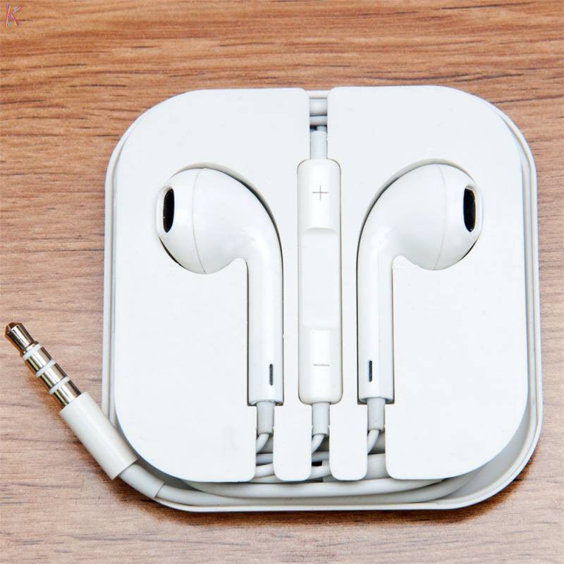 Tai nghe iphone Tai Nghe Nhét Tai 3.5mm Giá Rẻ chân jack 5/5s/6/6s/plus Xiaomi Samsung oppo logo táo - Lala17