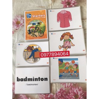 Flashcard GET READY FOR STARTER ép plastics bền đẹp
