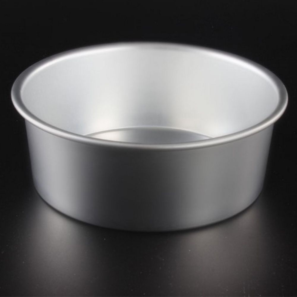 Khuôn Làm Bánh Pudding / Pudding / Pudding / Bánh Đáy Tròn Cố Định Bằng Hợp Kim Nhôm 4 / 6inch Diy