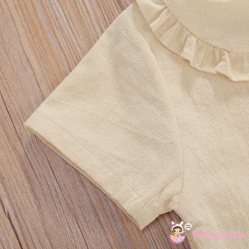 Bộ Đồ Gồm 2 Món Áo Thun Cotton + Váy Mini Mùa Hè Dành Cho Bé Gái