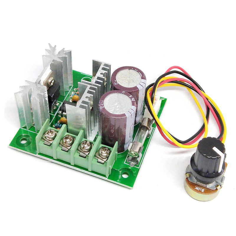 Bộ điều khiển tốc độ động cơ DC có thể điều chỉnh Mô-đun điều khiển động cơ PWM 12-40V 400W 10A với chiết áp CCMHC CCMHCW