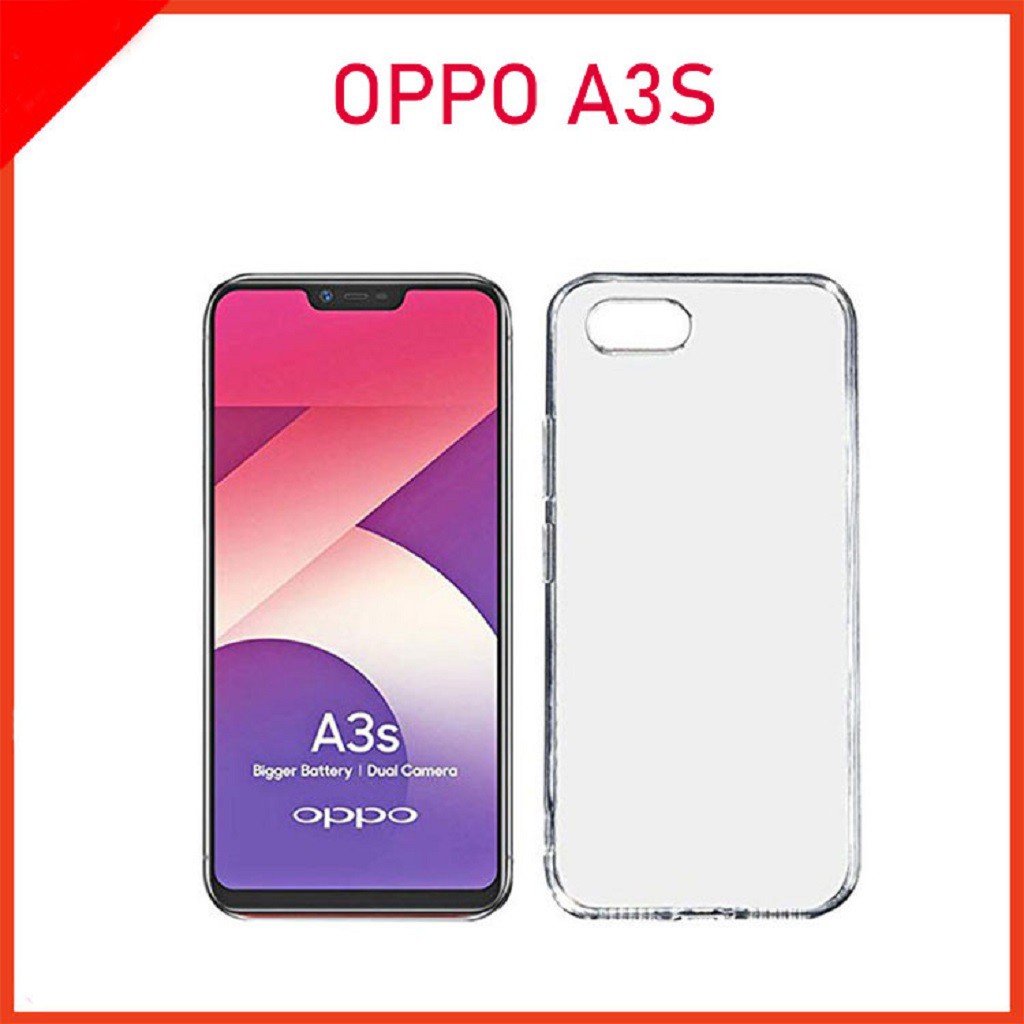 Ốp điện thoại OPPO A3S DẺO KHÔNG Ố MÀU, ốp OPPO A3S chống trầy xước, chống va đập, chống bẩn điện thoại tayoshop4