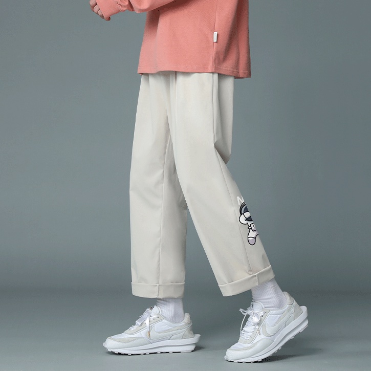 Quần ống rộng kaki basic unisex kiểu baggy nam nữ mặc đẹp 3 màu ulazzang