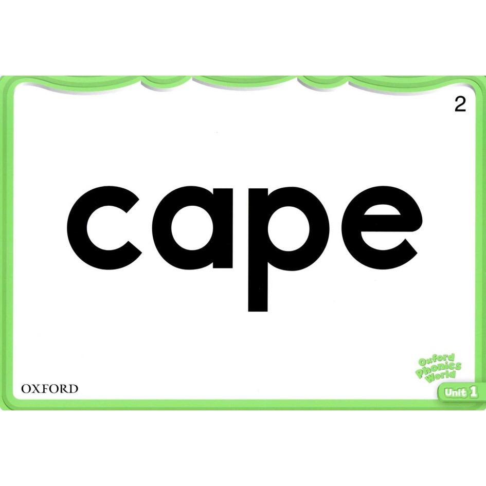 Flashcard Oxford Phonic World