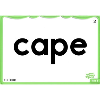 Flashcard Oxford Phonic World 3