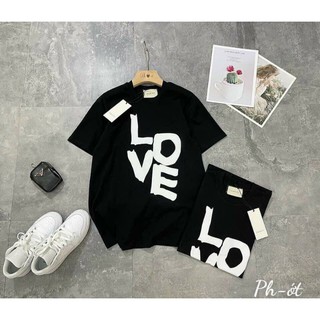 ÁO ĐÔI CHỮ LOVE XỊN XÒ (Hàng loại 1)