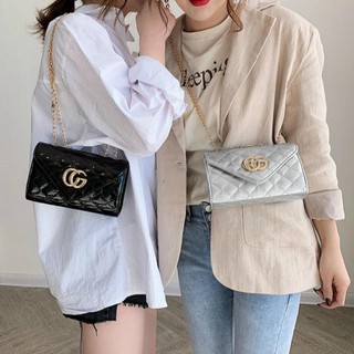 Túi nữ đeo vai bề ngoài dây xích đeo chéo cá tính Hàn Quốc