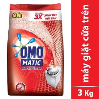 Bột giặt Omo Matic 3kg dành cho máy giặt cửa trên