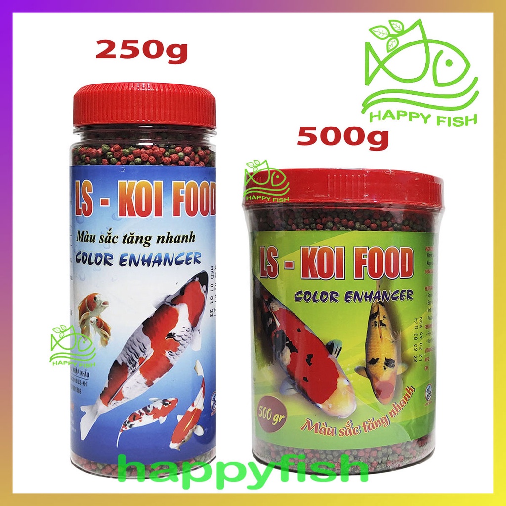 Thức ăn cá chép, cá koi LS-KOI 250g, 500g