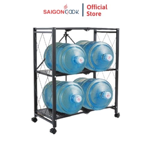 Kệ để đồ Saigoncook 3 tầng xếp gọn 71x34x86.5 cm